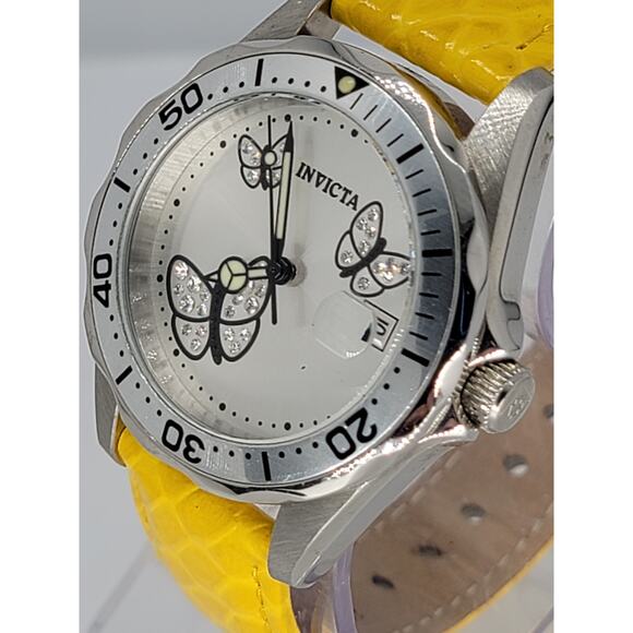 Angel Lady Model 12517 - Ladies Butterfly YellowWatch Quartz main image 7